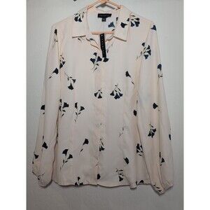 Premise Studio Women’s Button Up Long Sleeve Blouse XL